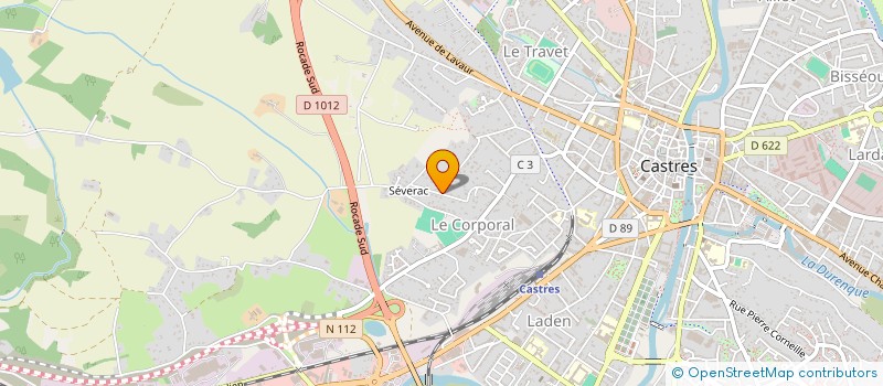 localisation de l'entreprise BOUZIGUES  CASTRES