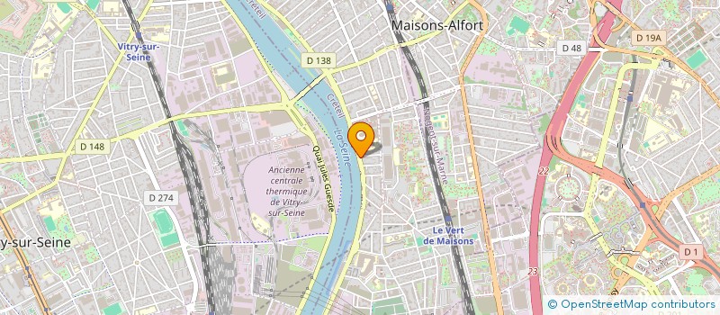 localisation de l'entreprise BOUZRRI ABDALLAH ET AIT AISSA AKLI  ALFORTVILLE