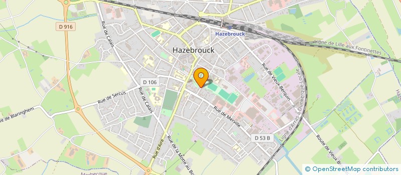 localisation de l'entreprise BOVAL à HAZEBROUCK