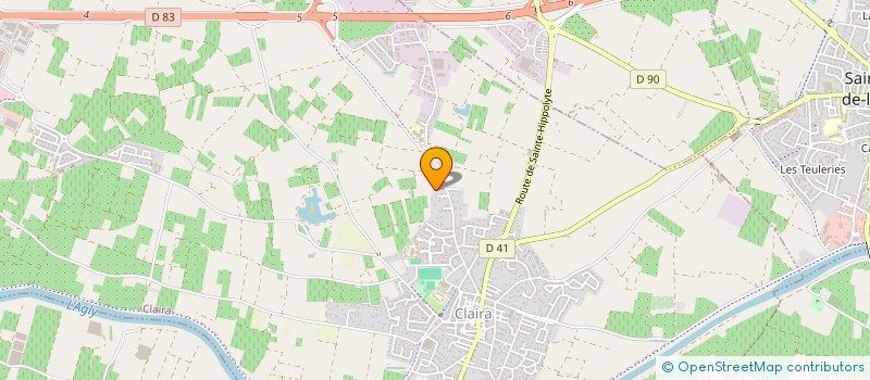 localisation de l'entreprise BOVAL  CLAIRA