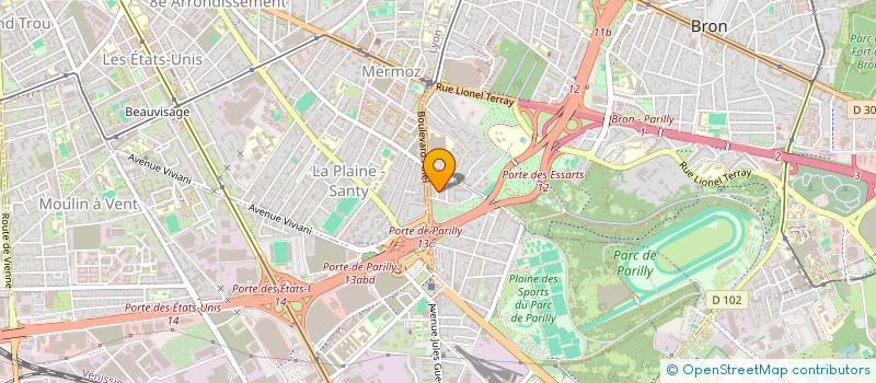localisation de l'entreprise BOVE BERNARD à VENISSIEUX