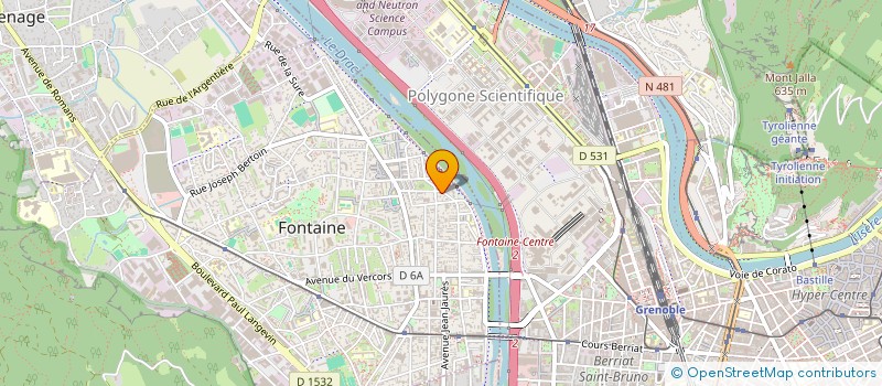 localisation de l'entreprise BOVE ET DI NARO à FONTAINE