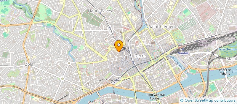 localisation de l'entreprise BOVE M. ET MME à NANTES