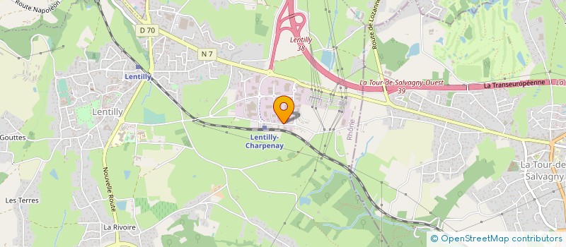 localisation de l'entreprise BOVEC  LENTILLY