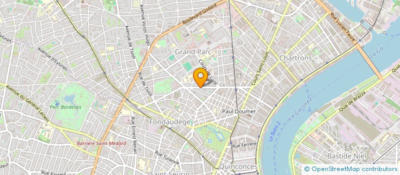 localisation de l'entreprise BOVERIC  BORDEAUX