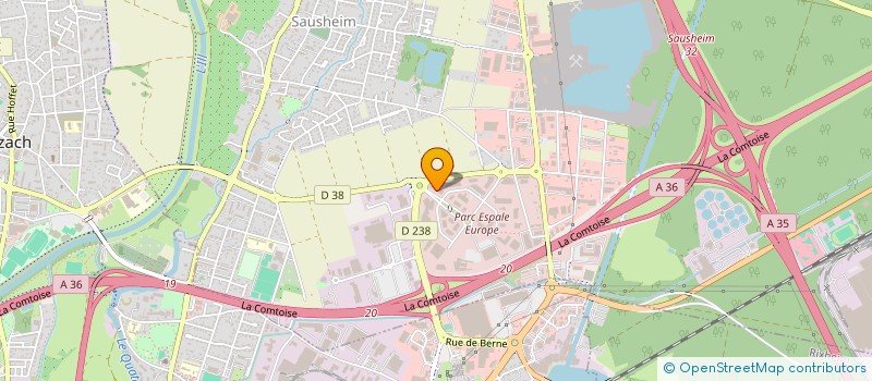 localisation de l'entreprise BOVESIA à THANN