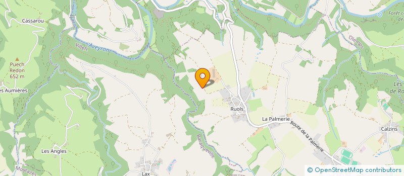 localisation de l'entreprise BOVILAIT  LUC-LA-PRIMAUBE