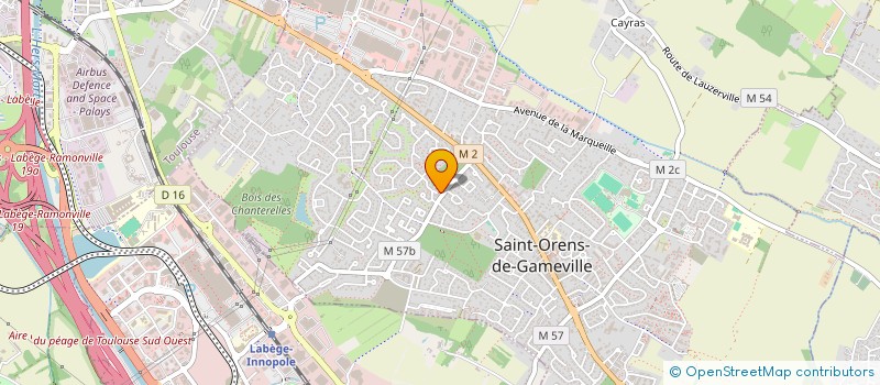 localisation de l'entreprise BOVILLE  SAINT-ORENS-DE-GAMEVILLE