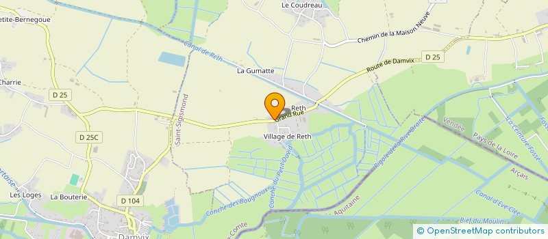 localisation de l'entreprise BOVIMARAIS  LE MAZEAU