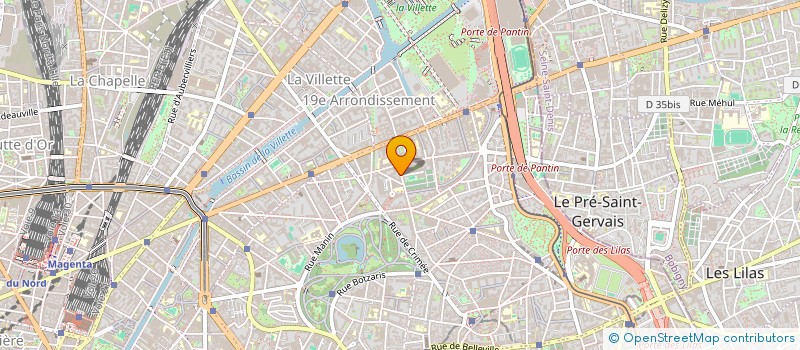 localisation de l'entreprise BOVINI FRANCE à PARIS