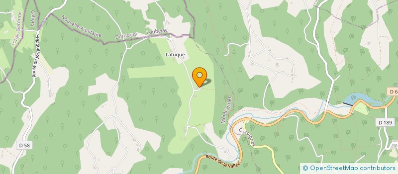 localisation de l'entreprise BOVINS LOT  MONTCABRIER