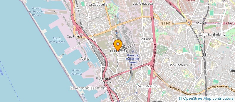 localisation de l'entreprise BOVIS TRANSPORTS à MARSEILLE