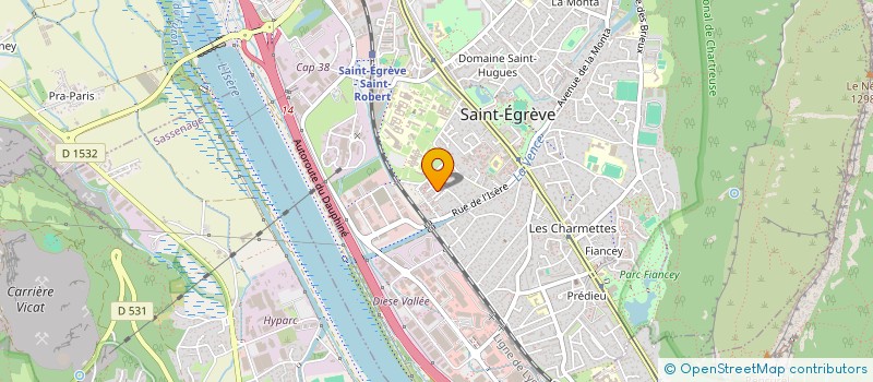 localisation de l'entreprise BOVYSION à SAINT-EGREVE