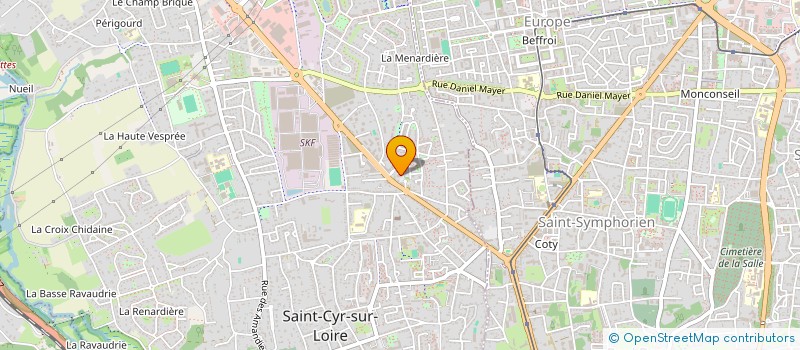 localisation de l'entreprise BOW CONCEPT à SAINT-CYR-SUR-LOIRE