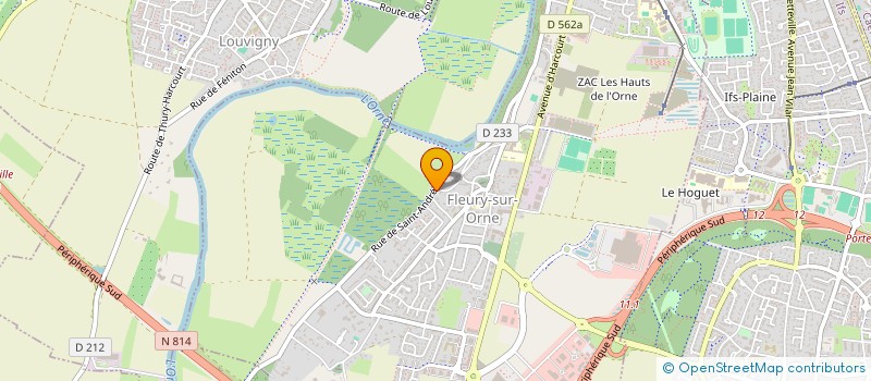 localisation de l'entreprise BOW HOUSE  FLEURY-SUR-ORNE