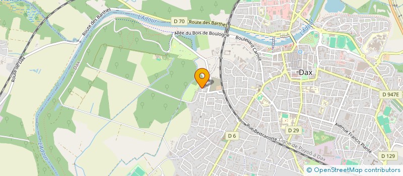 localisation de l'entreprise BOWAJES  DAX