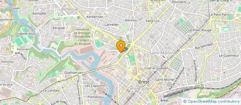 localisation de l'entreprise BOWI à BREST