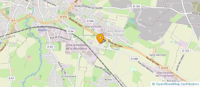 localisation de l'entreprise BOWLING 868  BAYEUX