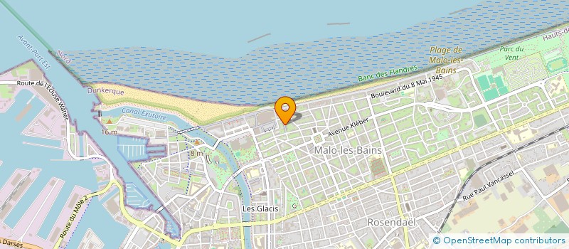 localisation de l'entreprise BOWLING CLUB MALOUIN à DUNKERQUE