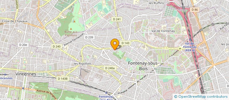 localisation de l'entreprise BOWLING DE LA MATENE à FONTENAY-SOUS-BOIS