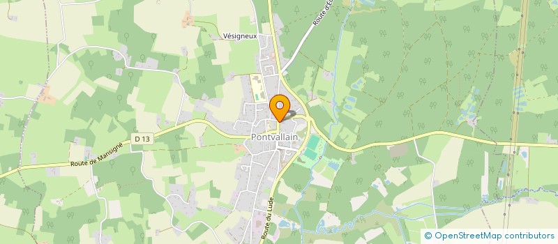 localisation de l'entreprise BOWLING DE PONTVALLAIN  PONTVALLAIN
