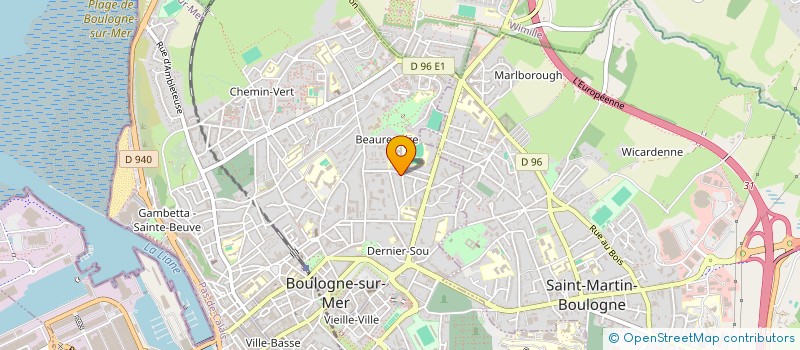 localisation de l'entreprise BOWLING GUYS à BOULOGNE-SUR-MER