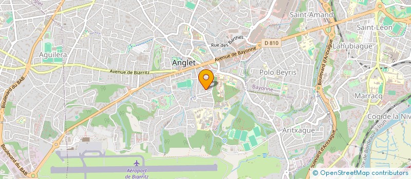 localisation de l'entreprise BOWLING INSTALLATIONS SERVICES à ANGLET
