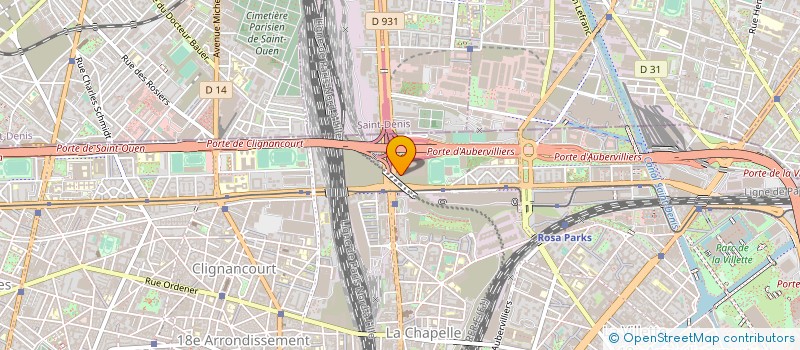 localisation de l'entreprise BOWLINGS OUEST SERVICES BOS à PARIS 18