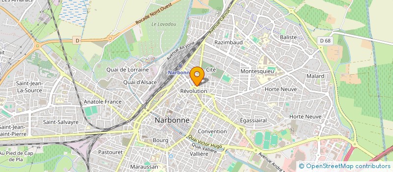 localisation de l'entreprise BOWLS & CO  NARBONNE