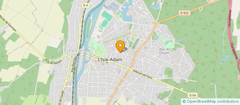 localisation de l'entreprise BOWRING  L'ISLE-ADAM