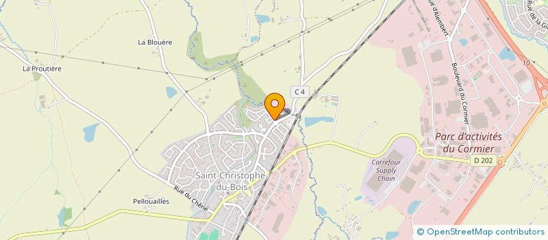 localisation de l'entreprise BOWRST  SAINT-CHRISTOPHE-DU-BOIS