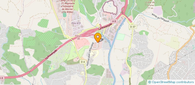 localisation de l'entreprise BOWTIE SERVICE  FREJUS