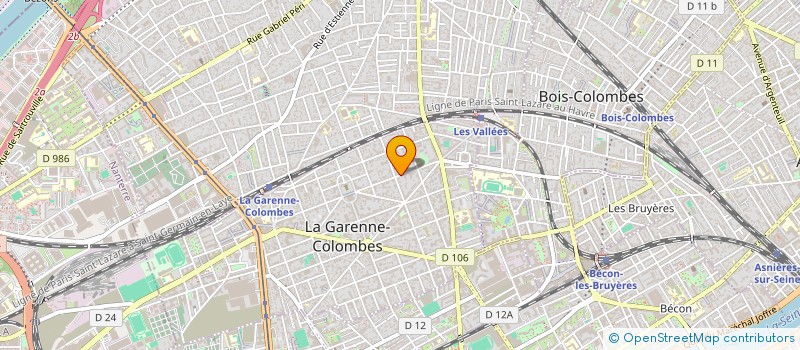 localisation de l'entreprise BOWUP  LA GARENNE-COLOMBES