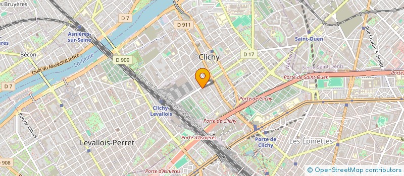 localisation de l'entreprise BOX 38  CLICHY