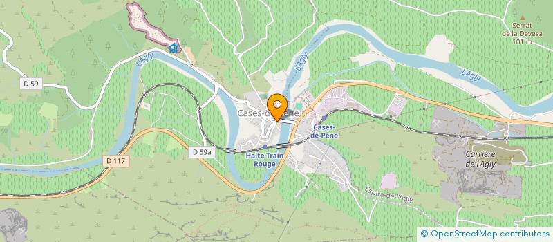 localisation de l'entreprise BOX'A'CASES  CASES-DE-PENE