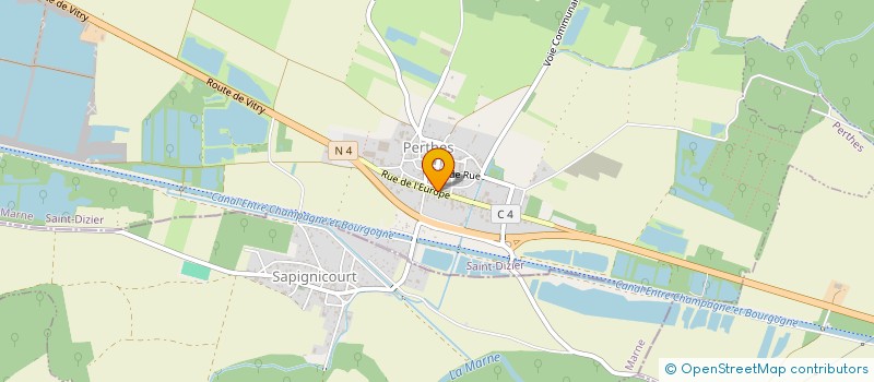 localisation de l'entreprise BOX AND GO à PERTHES