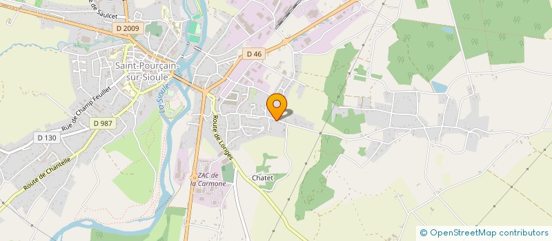 localisation de l'entreprise BOX'AVENIR  SAINT-POURCAIN-SUR-SIOULE