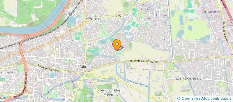 localisation de l'entreprise BOX' AVIGNON à LE PONTET