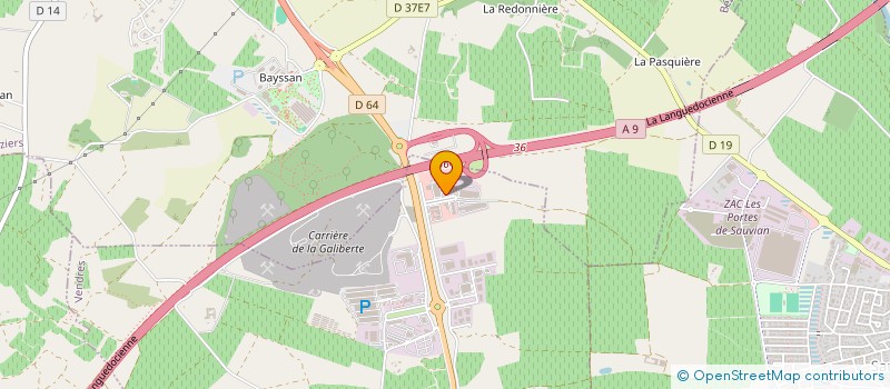 localisation de l'entreprise BOX CENTER 34 à VENDRES