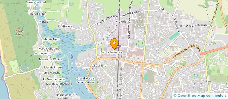 localisation de l'entreprise BOX DES OLONNES à LES SABLES-D'OLONNE