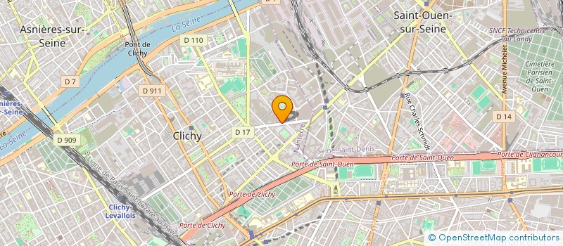 localisation de l'entreprise BOX FICTION à CLICHY