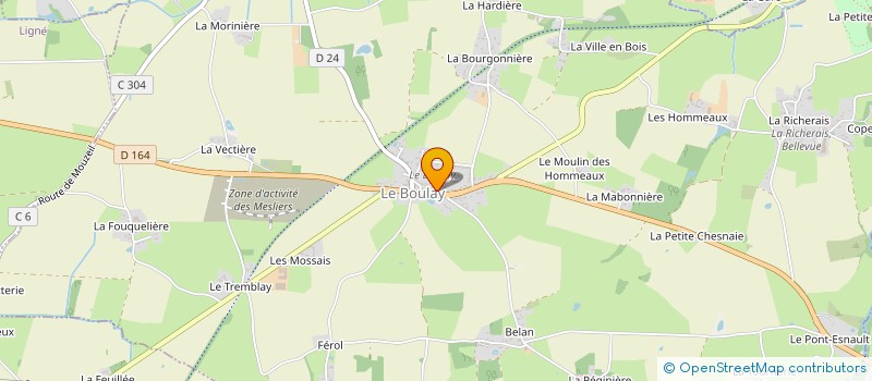 localisation de l'entreprise BOX FORM' à MOUZEIL