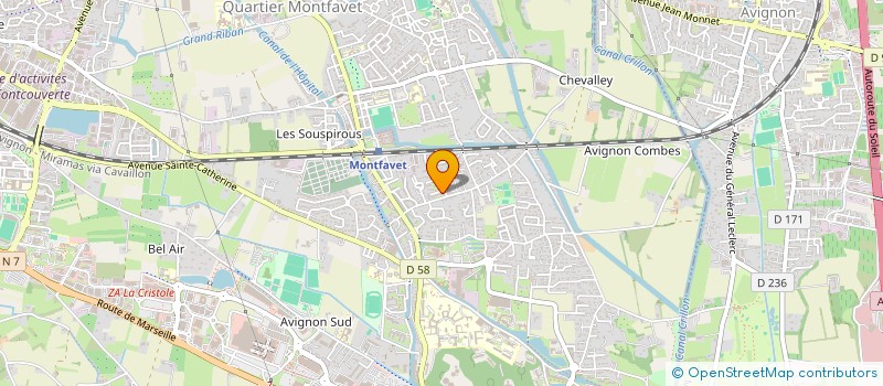 localisation de l'entreprise BOX' GRAND AVIGNON  AVIGNON