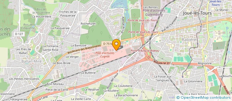localisation de l'entreprise BOX IDEAL à JOUE-LES-TOURS