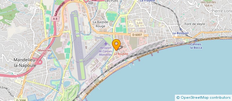 localisation de l'entreprise BOX'IN à CANNES