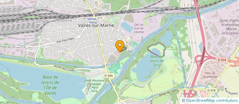 localisation de l'entreprise BOX'IN MONTEVRAIN à VAIRES-SUR-MARNE