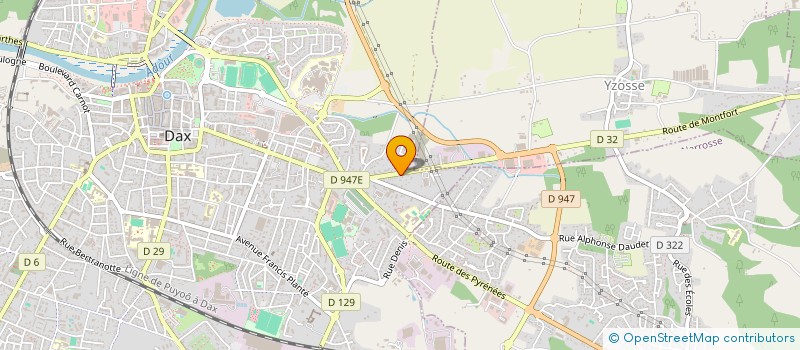 localisation de l'entreprise BOX LAND 40 à DAX