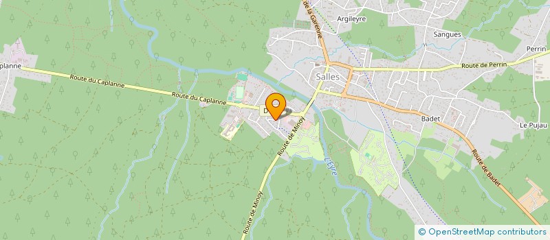 localisation de l'entreprise BOX LOC  SALLES