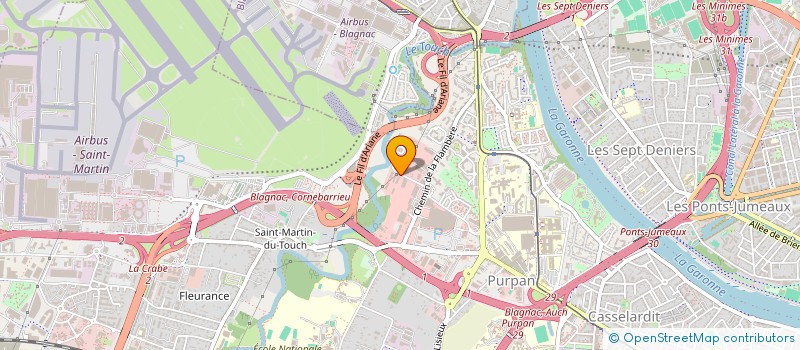 localisation de l'entreprise BOX & LOGISTIQUE PURPAN à TOULOUSE
