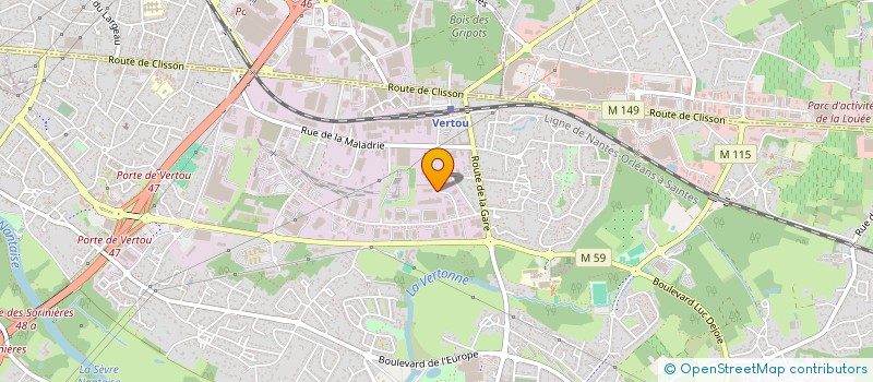 localisation de l'entreprise BOX-MAT à VERTOU